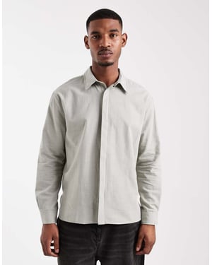 ASOS DESIGN avslappnad skjorta i salviagrön