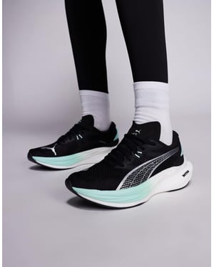 Puma Deviate Nitro 3 löparskor svart och turkos