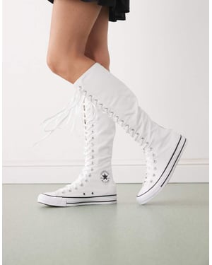 Converse Chuck Taylor All Star Knee XX-Hi tränare i vitt