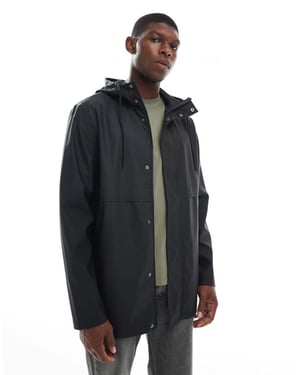 ASOS DESIGN duschresistent regnjacka i svart