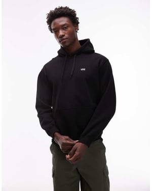 Vans lös passform hoodie med vänster bröstlogotyp i svart