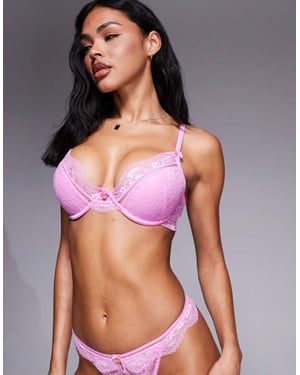 Boux Avenue hel lace nedskärning bh i rosa