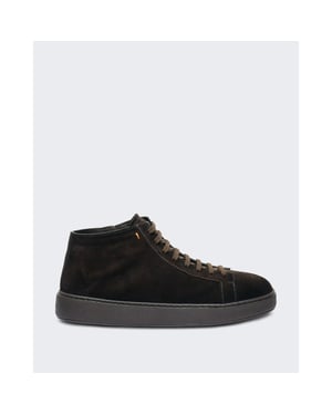 Santoni Heren hoge sneaker