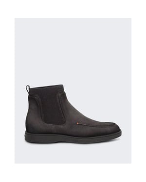 Santoni Heren chelsea boots leer