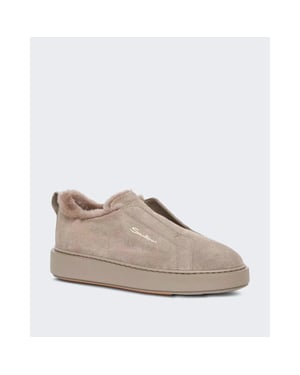 Santoni Dames sneaker brown victory-d19-sapm45