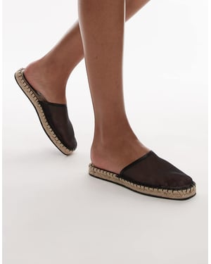 Topshop Harry espadrillosandal i svart