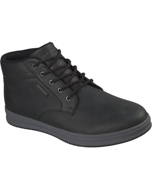 Skechers Palmiro Wallace Men's Black Ankle Boots