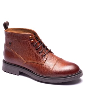Base London Mercer Leather Men's TAN Ankle Boots