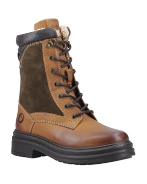 Cotswold Lacock Leren Dames Tan Laarzen