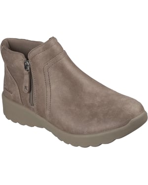 Skechers Lovely Vibe Forever Mine Textile Women's Dark Taupe Boots