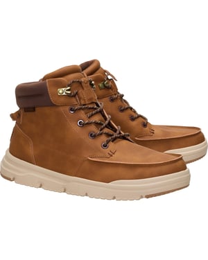 HEYDUDE Bradley II Classic Polyurethaan Heren Argan Olie/Multi Enkellaarsjes