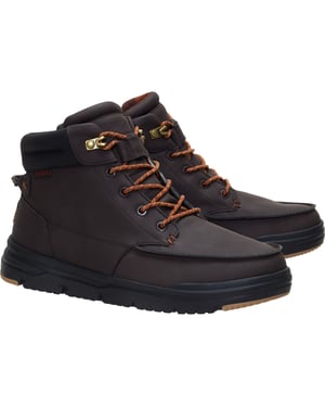 HEYDUDE Bradley II Classic Polyurethaan Heren Chocolade Torte/Multi Enkellaarzen