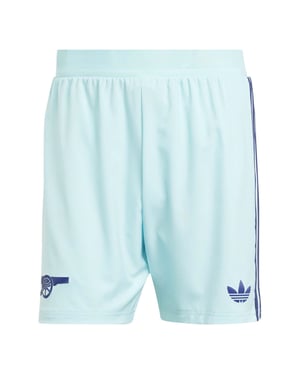 Men's adidas Arsenal Third 23 24 Aeroready Football Shorts in Claqua