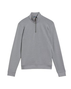 Ted Baker Antram Half Zip Funnel Neck Grijze Trui
