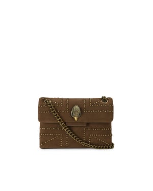Kurt Geiger London Leather Mini Union Jack Studs Bag