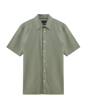 Ted Baker Zefre Regular Green Linen Shirt