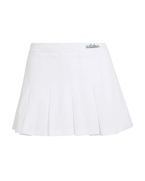 Women's adidas Mini Tennis Skirt in White/Cgreen