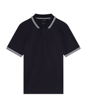Ted Baker Excpet Regular Branded Navy Polo Shirt
