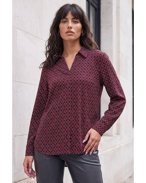 Geo Puff Print Shirt