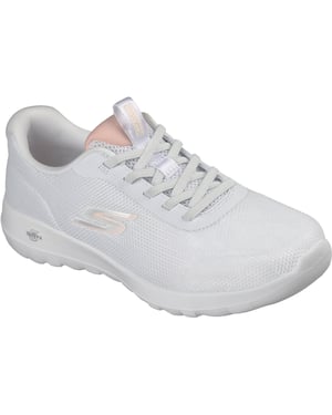 Skechers GO WALK Joy Rina Textiel Dames Witte/Coral Sneakers