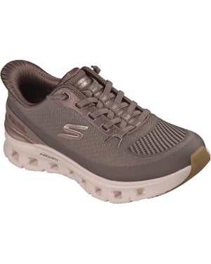 Skechers Arch Fit Glide-Step Pro Golden Pace Textil Dam Brun/Guld Träningsskor