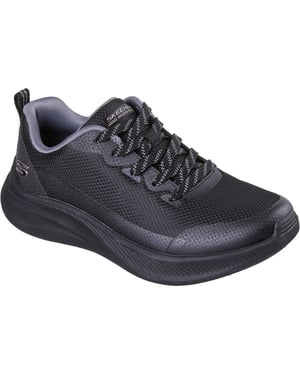 Skechers Bobs Moda Flex Textile Women's Black Trainers