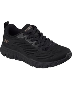 Skechers BOBS B Lite Textiel Dames Zwarte Sneakers
