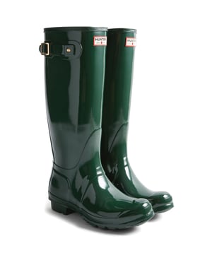 Hunter Original Tall 170 Yrs Anniversary Women's Hunter Green Wellington Boots