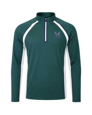 Castore AMC Aeromesh Mens Green Tennis Top