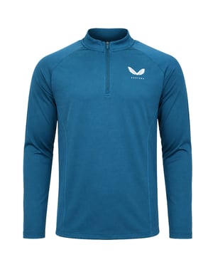 Castore Apex Engineered Knit Mens Blue Top