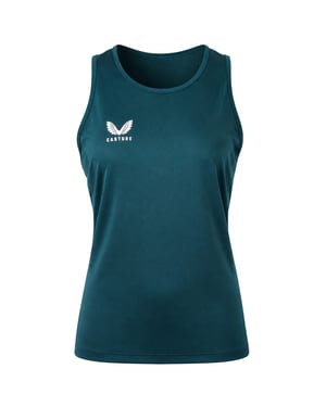 Castore Training Singlet Womens Dark Green Vest
