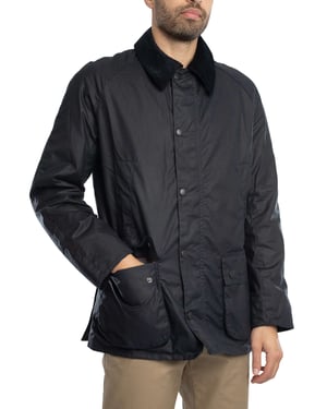 Barbour Ashby Wax-Jack, Blauw
