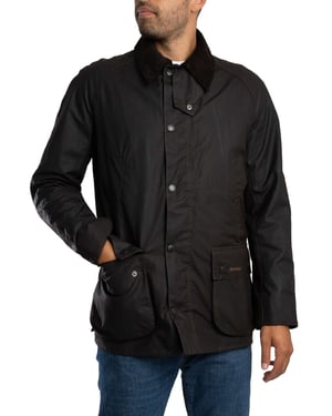 Barbour Ashby Wax-Jack, Zwart