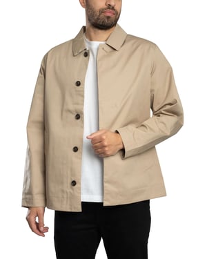 Barbour Korte Rokig Waterdichte Jas, Beige