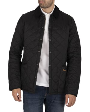 Barbour Heritage Liddesdale Gewatteerd Jack, Zwart