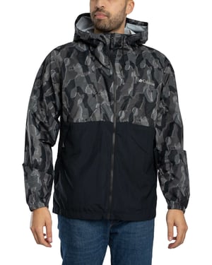 Columbia Spire Valley Nieuwigheid Windjack, Zwart