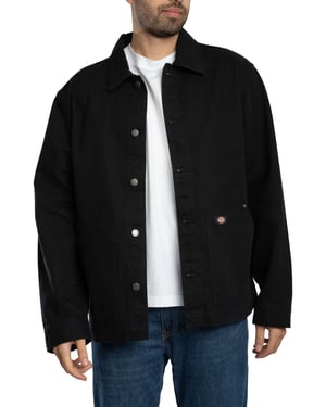 Dickies Ongevoerde Canvas Schuurjas, Zwart