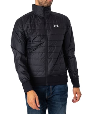 Under Armour Stormgeïsoleerde Hybride Hardloopjas, Zwart