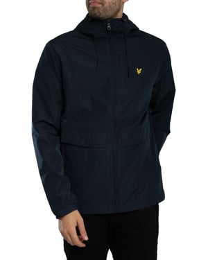 Lyle & Scott Lichtgewicht Capuchonjack Met Ritssluiting, Blauw