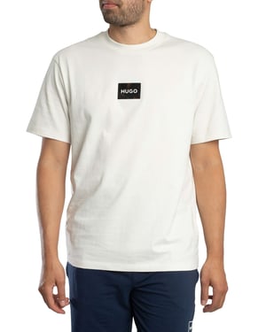 HUGO Dumeon Logo T-Shirt, Beige