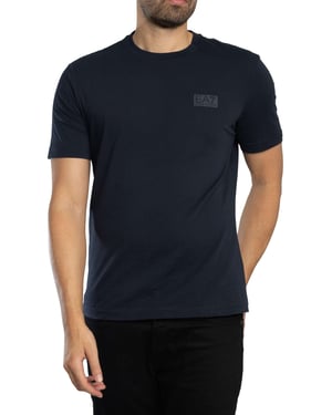 EA7 T-Shirt Met Logo Op De Achterkant Van De Doos, Blauw