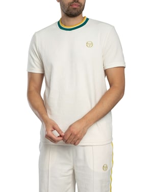 Sergio Tacchini Monte Velours T-Shirt, Wit