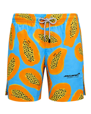Castore Kenny Flowers x McLaren Formula 1 Team Mens Multicolour Swim Shorts
