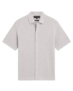 Ted Baker Connyr Grey Regular Button Through Shirt