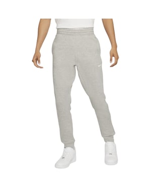 Nike Club Mens Jogger Fleece Swoosh Casual Cotton Winter Workout Grey Full Pant