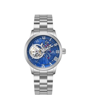 August Semi-Skeleton Automatic Watch