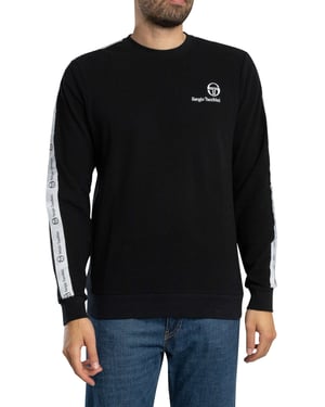 Sergio Tacchini Delman-Sweatshirt, Zwart