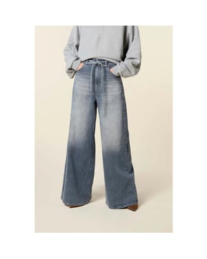Homage to Denim Extra wide leg jeans with cord