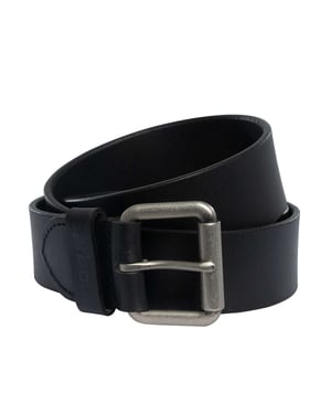 Barbour Allanton Leren Riem, Zwart
