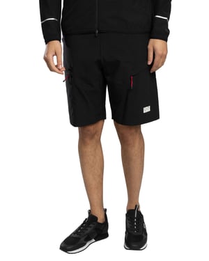 EA7 Lichtgewicht Cargoshorts, Zwart